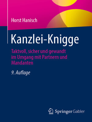 cover image of Kanzlei-Knigge